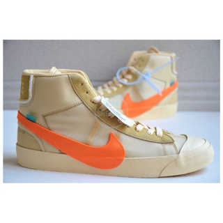 OFF-WHITE Blanco roto x Nike Blazer Mid “All Hallows Eve” High hombres y mujeres (5)