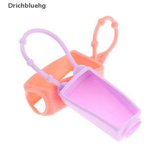 (drichbluehg) cubierta de silicona colgante de mano desinfectante cubierta de color caramelo botella de mano cubierta en venta