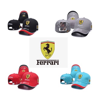 Ferrari Logo bordado Racing gorra equipo sombrero curva gorra para hombres