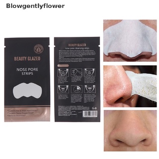 blowgentlyflower 10 tiras de poros nasales eliminación de puntos negros desobstrucción de poros suave limpieza profunda bgf