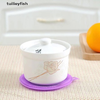 tuilieyfish cepillo de limpieza de cocina de silicona para lavar platos frutas vegetales cepillos de limpieza co (8)