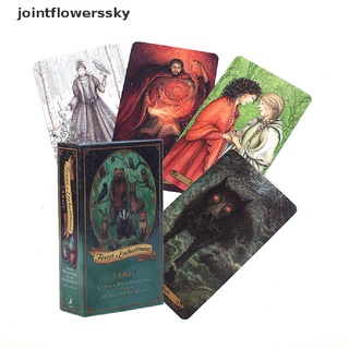 Jfco Oracle Forest of Enchantment Tarot Oracle Card Board Deck Games Palying Cards Sky