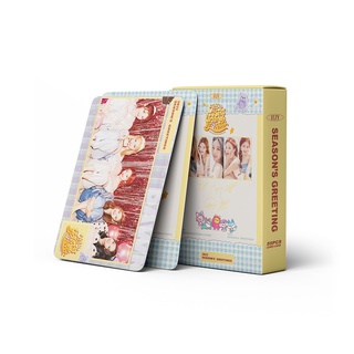 54 Unids/Caja ITZY VOLTAGE Photocards Best Friends Forever 2022 Temporada's Álbum De Felicitación LOMO Postal