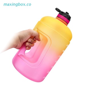 maxin botella de agua de 1 galón con marcador de tiempo y paja motivacional reutilizable botella de agua para fitness gimnasio deportes al aire libre