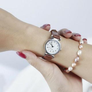 reloj analógico redondo con correa de cuero de cuarzo casual clásico para mujer (8)