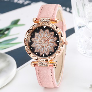 Reloj para mujer Starry Sky Diamond Reloj de cuarzo Casual / Moda / Reloj de cuero para mujer
