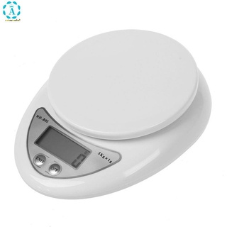 báscula digital lcd para alimentos/peso comida/cocina g,lb,oz (blanco)