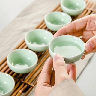 Porcelana china Kung Fu té Set tetera casa Set de té de cerámica mar (2)