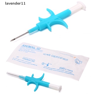【Nder】 1.4x8mm ISO FDX-B cat dog microchip animal syringe ID implant pet chip .