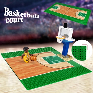 moc baloncesto piso aro compatible con legoing minifigures bloques de construcción niño juguetes para niños