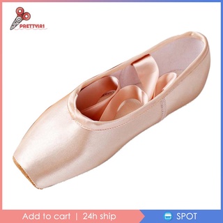 [🆕-PRE1-11-] Mujer Niña Ballet Zapatos De Baile Satén Pointe Gamuza Suela Yoga Zapato Ropa De 34 (1)