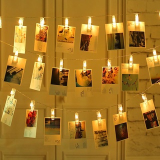 Led Interior de la foto de las luces de Clip de la cadena INS creativo foto de pared