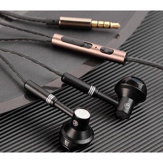 Floveme - auriculares de metal de 3,5 mm, sonido envolvente 3d, auriculares inteligentes de subwoofer controlados por cable con micrófono (6)