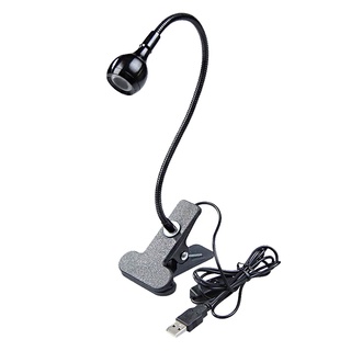 usb flexible lectura led luces de escritorio clip-on lámpara de mesa (4)