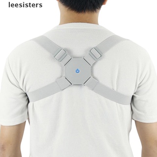 leesisters corrector de postura inteligente corrector electrónico de alivio de espalda con sensor vibración co