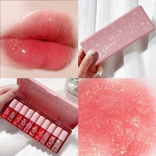 Solo set rosa perla color color labios líquido labios (1)