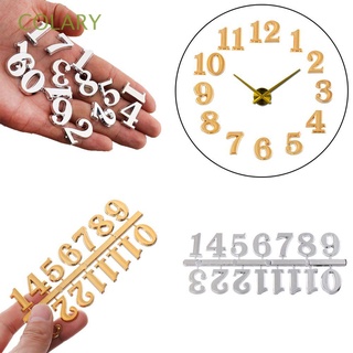 COLARY 1 Juego De Accesorios De Reloj Números Restaurar Piezas De Campana Repuesto Gadget DIY Reparación Digital Número Árabe/Multicolor