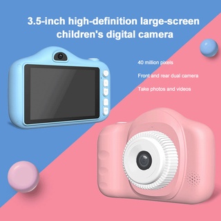 Children's camera 3.5-inch digital camera with dual-lens high-definition children's video camera Ⓦ