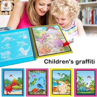 Libro Para Colorear De Dibujo De Agua Doodle Pintura Con Pluma Juguetes Educativos Para Niños