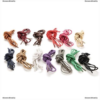 [el]cordón redondo multicolor de algodón encerado/cuerda de zapatos/cordón redondo 90cm/1 par