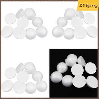 30 modelado de espuma de poliestireno espuma de poliestireno blanco medio redondo esfera diy decoración 4\\\\» (7)