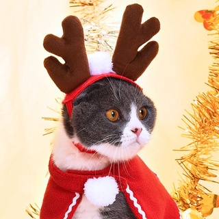 Gorro De tobillo De navidad cálido gorro bufanda roja Gato perro Cachorro mascota disfraz Cosplay ropa Para mascotas (2)
