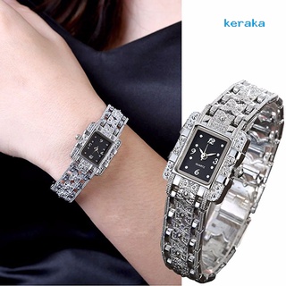 elegante reloj delgado con correa de cuarzo para mujer/reloj rectangular/reloj de pulsera (1)