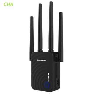 CHA Comfast CF-WR754AC 1200Mbps Wifi extensor Wifi repetidor/Router Dual Band 2.4&5.8Ghz 4 Wifi antena amplificador de señal de largo alcance