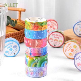 ALLET Fruit Dream Tape Animals Masking Tape Shaped Washi Tape Sticker Scrapbooking DIY Photo Decor Stationery Hand Painted Sticky Paper