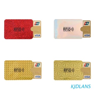 KJDLANS 10pcs RFID Tarjeta De Crédito De Identificación Protector De Bloqueo De Seguridad Escudo Anti Robo