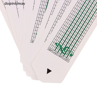 dopinkmay 10pcs 15 tonos cinta de papel en blanco diy manivela caja de música componer papeles de música co (7)