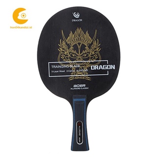 BOER Ping Pong Raqueta De 7 Capas De Tenis De Mesa Accesorios De Mango Largo