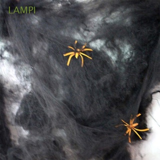 LAMPI Scary Spider Web Ornaments Party Halloween Bar Happy Haunted House Scene Decoration Cotton/Multicolor