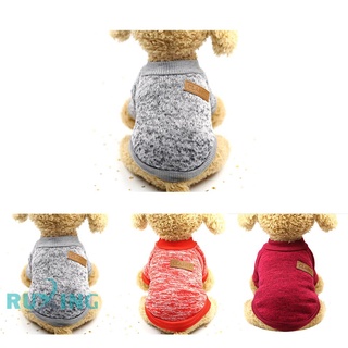 [Ruxing] suéter para mascotas, sudadera de lana cálida para perros pequeños y medianos