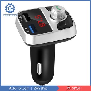 [Kool2-8] Kit inalámbrico Bluetooth USB para coche LCD FM transmisor TF MP3 reproductor manos libres (1)