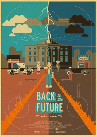 Nueva Llegada Película Americana Back to the Future Posters De Alta Definición Impreso Retro Pósters Home Roo (2)