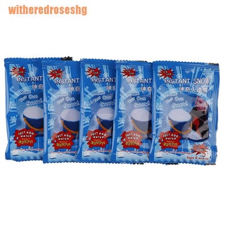 ❤witheredroseshg❤ 1/5Pack Artificial Snow Instant Snow s Fluffy Snowflake Frozen Party Prop (1)