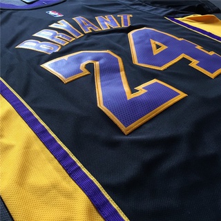 Nuevos hombres NBA Los Angeles Lakers 24 Kobe Bryant REV30 bordado negro temporada baloncesto camisetas de manga corta jersey (2)