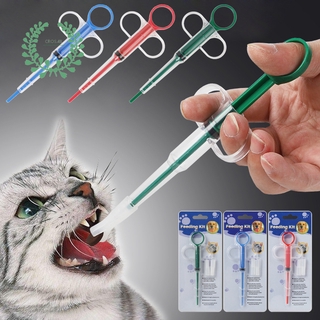 Crosail 1PC Pet Medicine Syringe Tablet Push Dispenser Feeder Tools