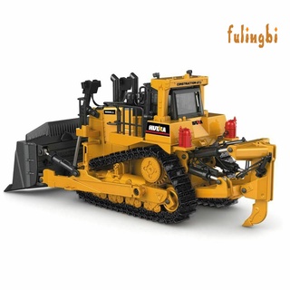 flb 1/50 diecast metal crawler bulldozer ingeniería modelo de coche educativo niños juguete