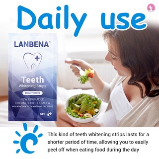1 pza Tiras De dientes Lanbena Uso diario Anti-estimulador antisensivo Para blanqueamiento De dientes Útil/ Oral/dental (9)