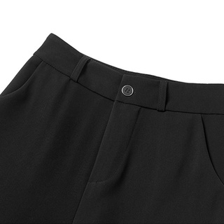 Pantalones De Chándal Streetwear Ancho De La Pierna Holgada Negro De Talle Alto De Las Mujeres Señoras Ropa