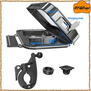 Waterproof Bicycle Motorcycle Handlebar Phone Holder Case 360 Rotation (6)