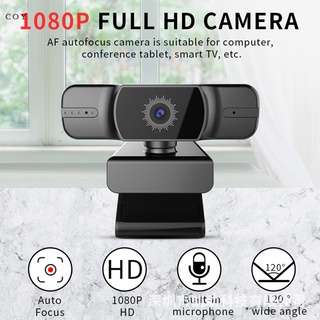 Webcam 1080P con micrófono incorporado Auto enfoque USB Webcams para juegos Video enseñanza conferencia en vivo