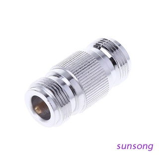 sunsong N-Type Double Female Jack Coupler RF WiFi Antenna Coax Adapter Barrel Connector