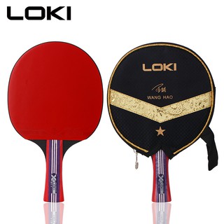 1 raqueta de tenis de mesa de ataque rápido, Ping Pong, deportes, mango largo y corto