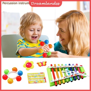 (Dreamlandss) Niños octava mano golpe Piano instrumento Musical junta juguetes educativos