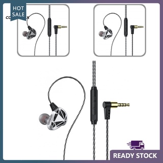 Cold F5 Universal Dynamic mm Plug HiFi Heavy Bass auriculares In-ear con cable
