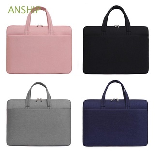 ANSHIP 13 14 15.6 inch Universal Handbag Fashion Business Bag Laptop Sleeve New Notebook Case Large Capacity Shockproof Protective Pouch Briefcase/Multicolor