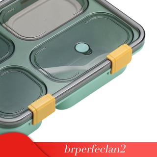[Brperfeclan2] fiambreras reutilizables utensilios de cocina microondas/congelador/lavaplatos caja de comida (4)